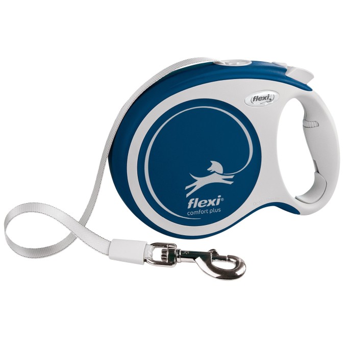 Flexi Vodítko Comfort Plus L pásek 8m modré