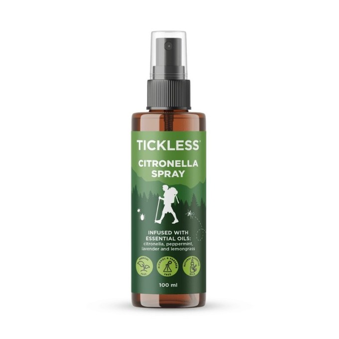 TICKLESS® Outdoor Citronella Sprej proti komárům a klíšťatům pro lidi 100ml