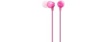 Sony MDREX15AP, růžová sluchátka do uší řady EX s ovladačem na kabelu