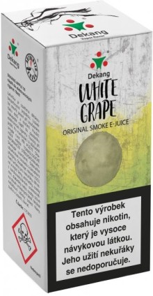Liquid Dekang White Grape 10ml - 11mg (Hroznové biele víno)