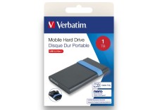 HDD 2.5" 1TB USB USB 3.2 Gen 1, recertifikovaný pevný disk, Verbatim, 12 měsíců záruka