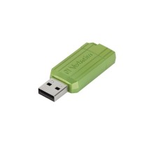 128GB USB Flash 2.0 PIN STRIPE Store'n'Go, eukalyptově zelená