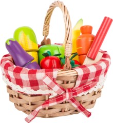 Small Foot Nákupní košík se zeleninou