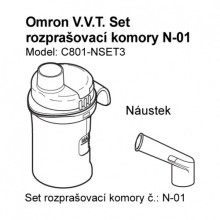 ND OMRON (rozpraš. komory+náustek)C801,C801-KD,C28P,C28,C29,C30