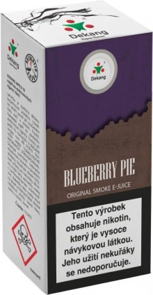 Liquid Dekang Blueberry Pie 10ml - 11mg (Čučoriedkový koláč)