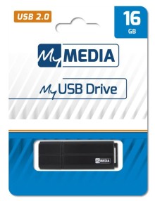 16GB USB Flash 2.0 MyUSB Drive černý, My Media