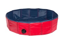 Karlie Skladací bazén pre psy modro/červený 80x20cm