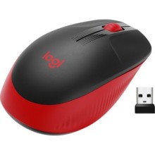 LOGITECH Wireless Mouse M190, Red