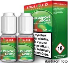 Liquid Ecoliquid Premium 2Pack Watermelon 2x10ml - 12mg (Vodný melón)