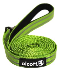 Alcott reflexné vodítko pre psy, zelené, veľkosť L