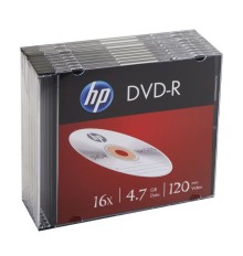DVD-R HP 4,7 GB (120min) 16x slimbox 10ks/pack