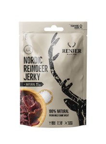 RENJER Traditional Nordic Reindeer (Sobí) Jerky Sea Salt 25g