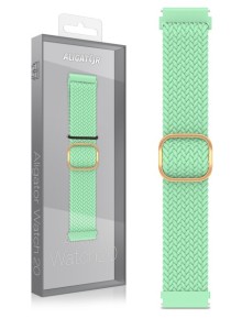 Řemínek textilní ALIGATOR 20mm, tyrkysový