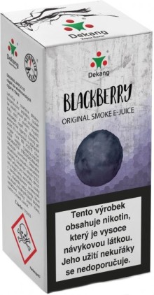 Liquid Dekang Blackberry 10ml - 6mg (Černica)