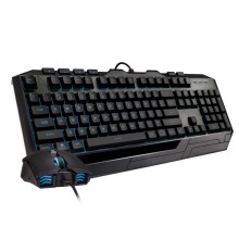 Cooler Master Devastator III Plus, herní set klávesnice a myši, 7 barev LED, US layout, černá