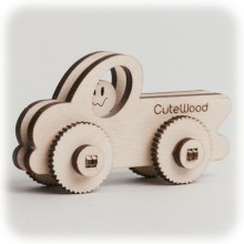 CuteWood Dřevěné 3D puzzle Pick-up