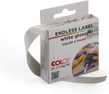 COLOP e-mark® nalepovací páska bílá lesklá, 14mm x 8m