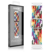 Řemínek textilní ALIGATOR 20mm, barevný