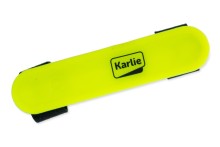 Karlie LED svetlo na obojok, vodítko, postroj s USB nabíjaním žlté 12x2,7cm
