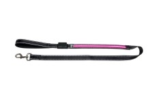 Karlie LED nylonové vodítko ružové s USB nabíjaním, 120cm