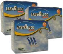 EasyGluco Testovacie prúžky pre glukomer 150 ks