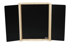 Jeujura Dřevěná trojkřídlá oboustranná tabule 82x56 cm s příslušenstvím