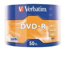 DVD-R Verbatim 4,7 GB (120min) 16x 50-spindl RETAIL