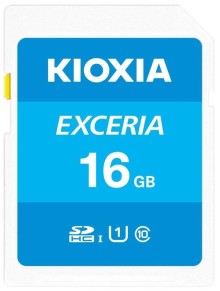 SDHC 16GB paměťová karta Kioxia EXCERIA N203, UHS-I (U1) (100MB/s) Class 10