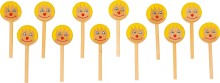 Small Foot Dřevěné veselé lízátko 12 ks