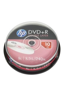 DVD+R HP 8,5 GB (240min) DL 8x 10-cake