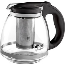 LAMART LT7027 kanvica 1,5L čierna VERRE