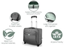 PORT DESIGNS YOSEMITE ECO TROLLEY 15,6" taška na kolečkách, šedá