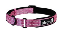 Alcott Reflexný obojok pre psy, Martingale, ružový, veľkosť L