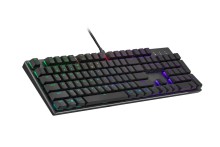 Cooler Master SK652,herní klávesnice, TTC Low RED Switch, RGB LED, US layout, černá