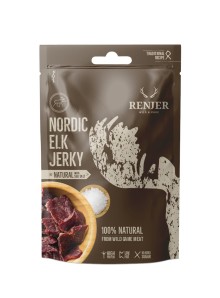 RENJER Traditional Nordic Elk (Losí) Jerky Sea Salt 25g
