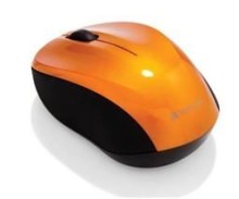 Verbatim bezdrátová laserová myš GO NANO, oranžová