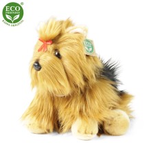 Rappa Plyšový pes jorkšír sedící 30 cm ECO-FRIENDLY