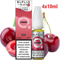 Liquid ELFLIQ Nic SALT Cherry 4x10ml - 20mg