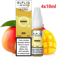 Liquid ELFLIQ Nic SALT Mango 4x10ml - 10mg