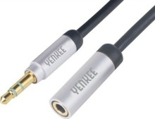 Yenkee YCA 225 BSR stereo audio AUX 3.5mm jack, 5m - prodlužovací