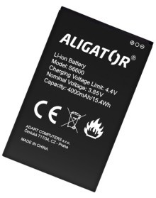 Baterie ALIGATOR S6600/S6700 Duo, Li-Ion 4000mAh, originální