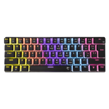 White Shark herní mechanická klávesnice ASHIKO 2 Black, US, červený SW