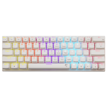 White Shark herní mechanická klávesnice WAKIZASHI 2, červený SW, US layout, bílá (GK-002211V2)