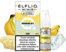 Liquid ELFLIQ Nic SALT Banana Ice 10ml - 10mg