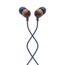 House of Marley Smile Jamaica, sluchátka do uší s ovladačem a mikrofonem, Denim