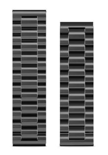 Řemínek celokovový ALIGATOR 22mm, antracitový