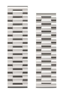 Řemínek celokovový ALIGATOR 22mm, titanový