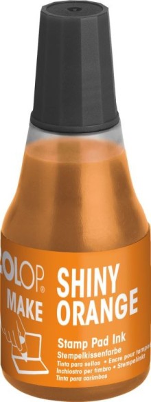COLOP Razítková barva MAKE Refill ink 25ml, shiny orange