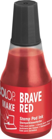 COLOP Razítková barva MAKE Refill ink 25ml, brave red