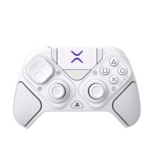 Turtle Beach Victrix Pro BFG Reloaded, drátový/bezdrátový herní ovladač pro PS4/PS5 a PC, bílá